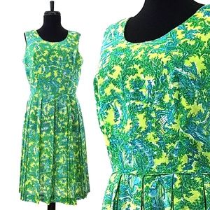 Coming Soon! Vintage 1950s Dress Sz M Toile Print